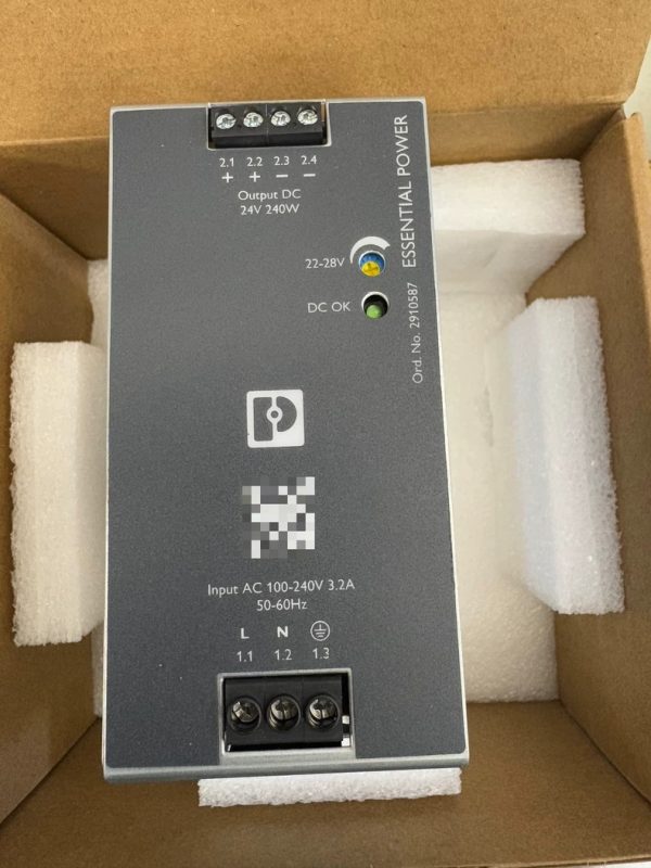 phoenix Power Supply,ESSENTIAL‑PS/1AC/24DC/240W/EE,2910587,New and original,In stock