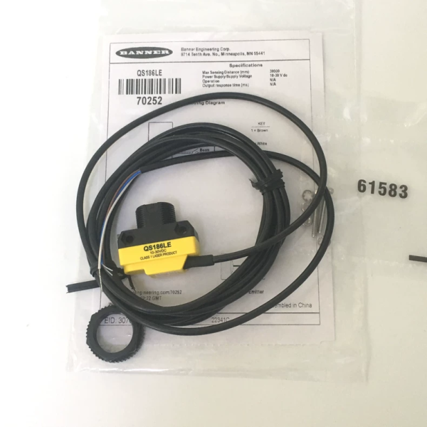 BANNER Sensor QS186LE 70252,New and original,In stock