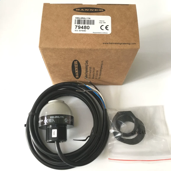BANNER Sensor indicator light K50LGRAL1YN 79480,New and original,In stock