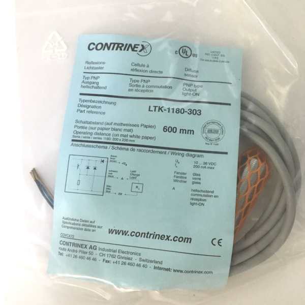 Contrinex Sensor LTK-1180-303,New and original,In stock