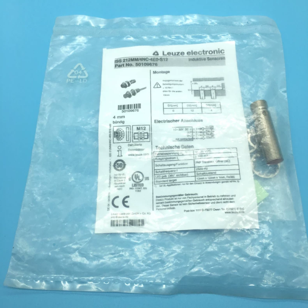 LEUZE Sensor ISS 212MM/4NC-4E0-S12  50109676,New and original,In stock