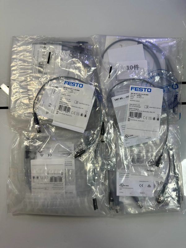 FESTO Magnetic Switch SMT-8G-PS-24V-E-0,3Q-M8D, 547860, PNP NO DC24V,New and original,In stock