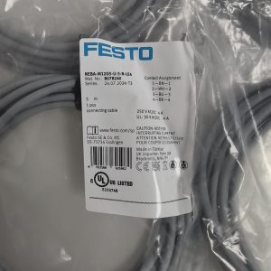 FESTO Connection Cable 8078240 NEBA-M12G5-U-5-N-LE4  ,New and original,In stock