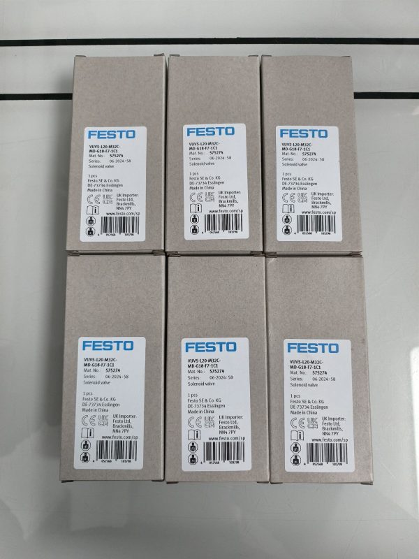 FESTO Solenoid Valve 575274 VUVS-L20-M32C-MD-G18-F7-1C1 ,New and original,In stock