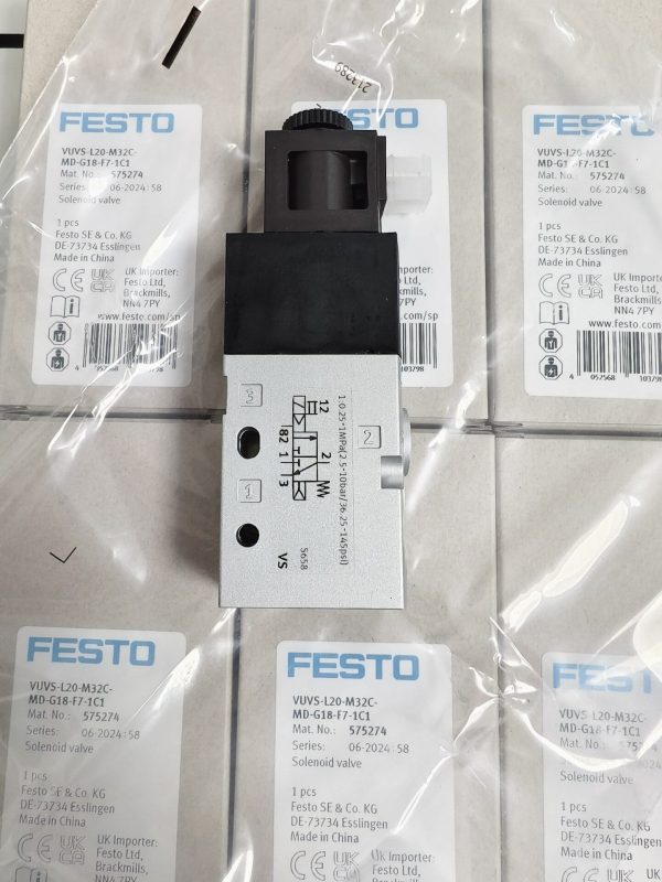 FESTO Solenoid Valve 575274 VUVS-L20-M32C-MD-G18-F7-1C1 ,New and original,In stock - 图片 4