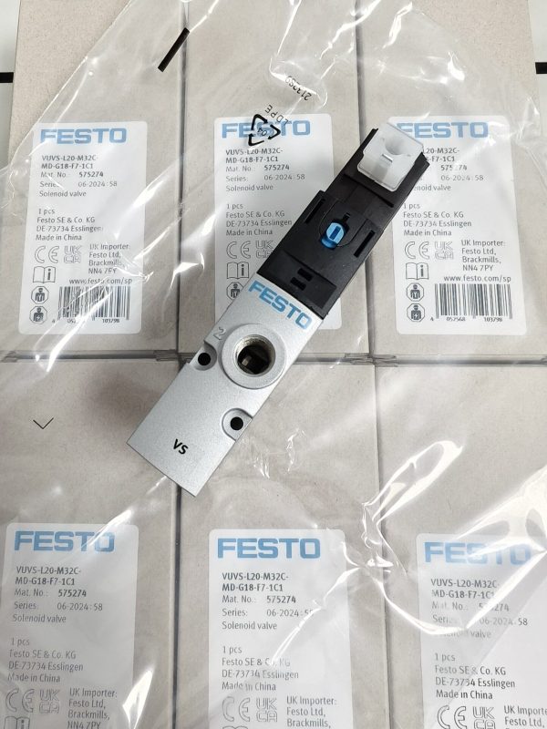 FESTO Solenoid Valve 575274 VUVS-L20-M32C-MD-G18-F7-1C1 ,New and original,In stock - 图片 3