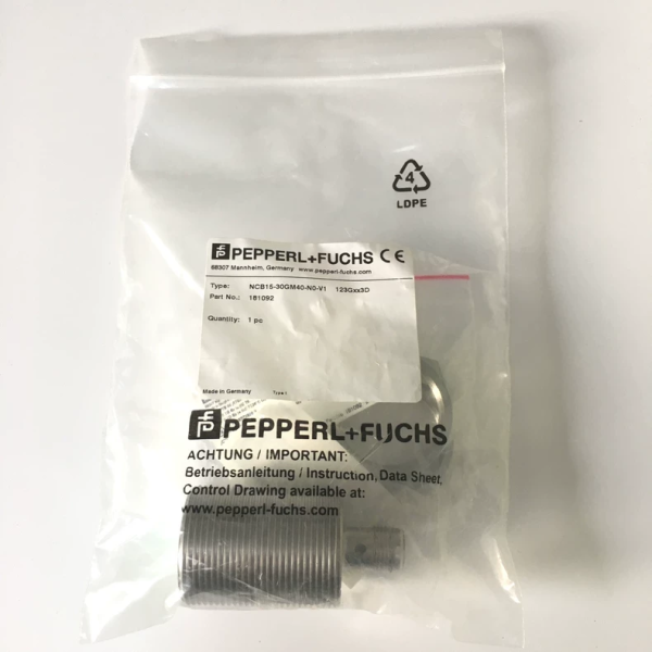 P+F Sensors  NCB15-30GM40-N0-V1 181092 ,New and original,In stock - 图片 2