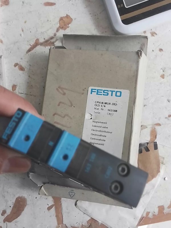 Festo, solenoid valve, CPV18-M1H-2X3-OLS-1/4 163188 ,New and original,In stock - 图片 3