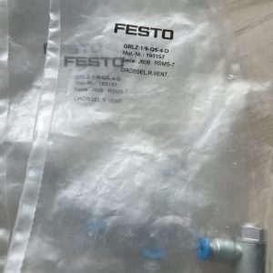 FESTO throttle valve GRLZ-1/8-QS-4-D 193157 ,New and original,In stock