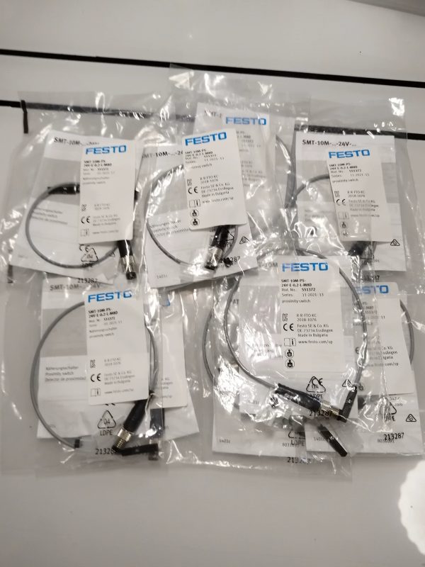 FESTO SMT-10M-PS-24V-E-0.2-L-M8D 551372 Magnetic Proximity Switch PNP 24VDC,New and original,In stock - 图片 2