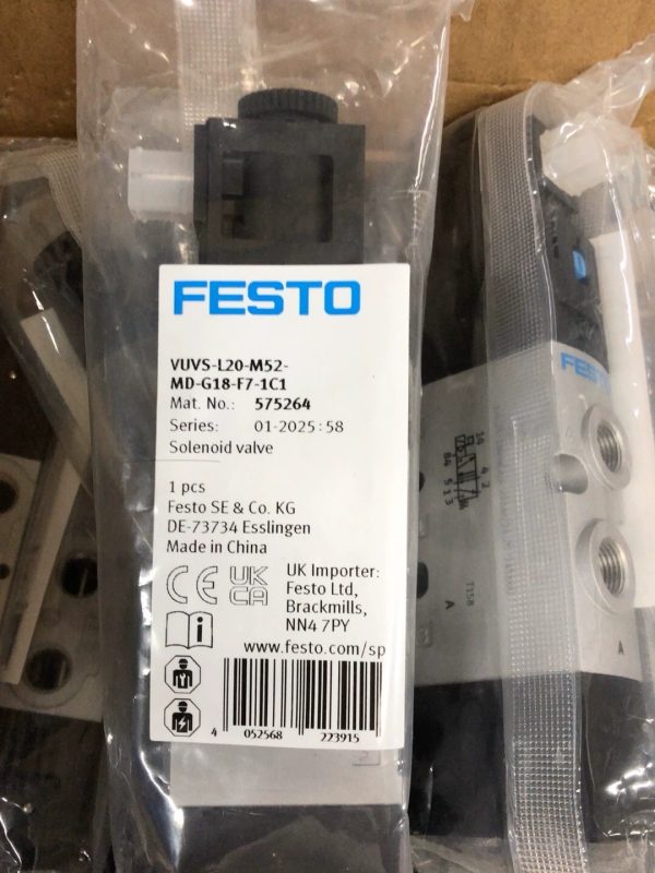 Festo solenoid valve VUVS-L20-M52-MD-G18-F7-1C1, 575264,New and original,In stock - 图片 2