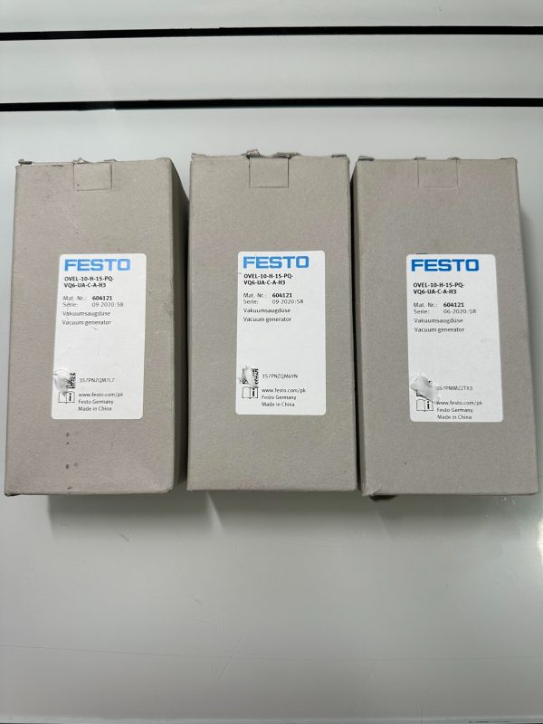 Festo vacuum generator 604121 OVEL-10-H-15-PQ-VQ6-UA-C-A-H3 ,New and original,In stock