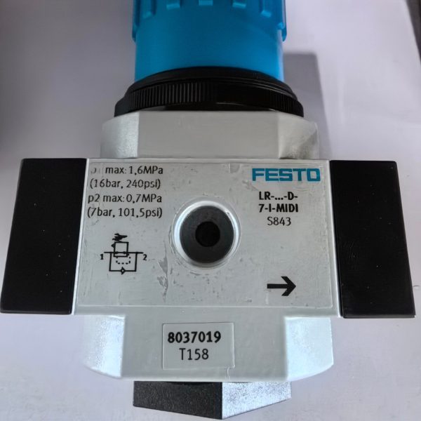 Festo Pressure Regulator 8037019, LR-1/2-D-7-I-MIDI-MPA,New and original,In stock