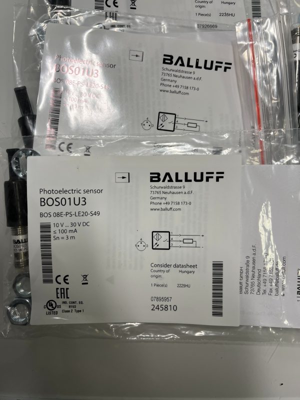 BALLUFF sensor BOS01U3 BOS 08E-PS-LE20-S49 ,New and original,In stock
