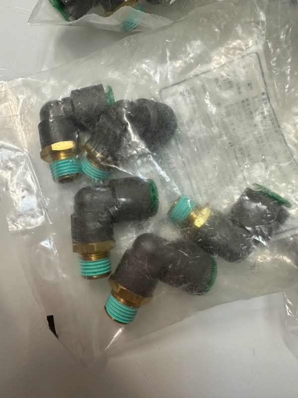 SMC KRL10-02S Flame Resistant One-touch Male Elbow Fitting, φ10 Tube R1/4,New and original,In stock - 图片 2