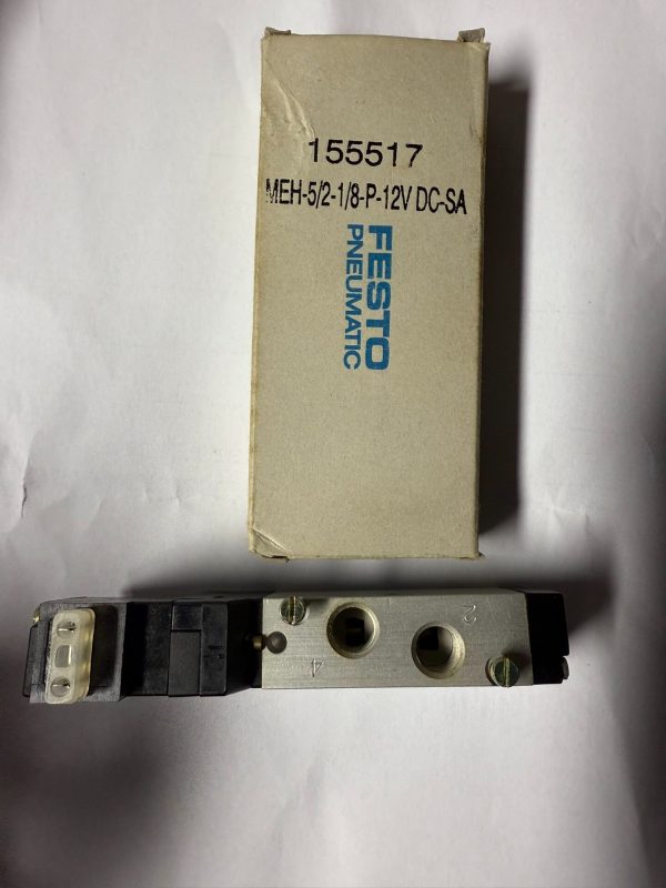 FESTO solenoid valve MEH-5/2-1/8-P-12V DC-SA 155517 ,New and original,In stock - 图片 2