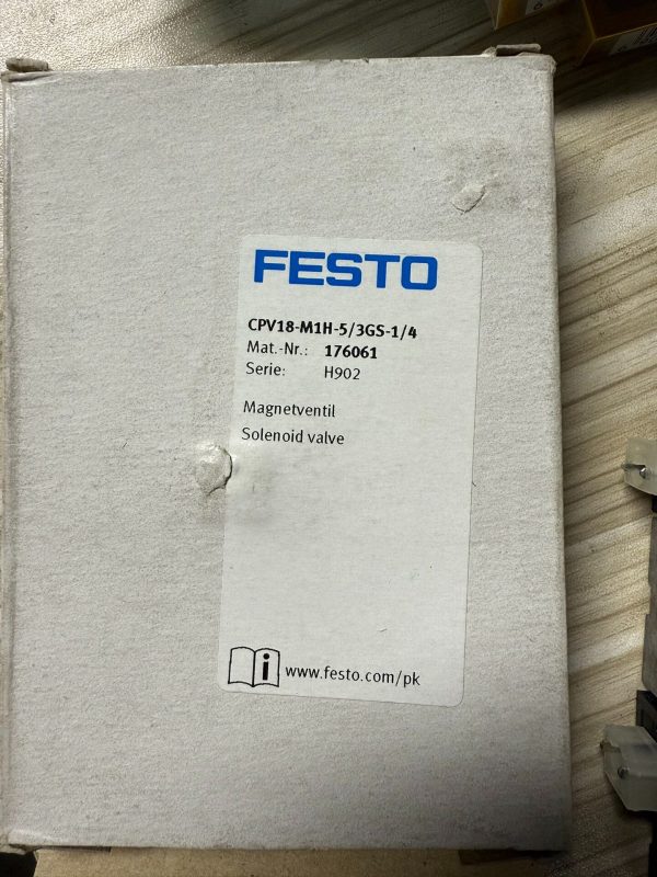 FESTO solenoid valve CPV18-M1H-5/3GS-1/4 176061 ,New and original,In stock
