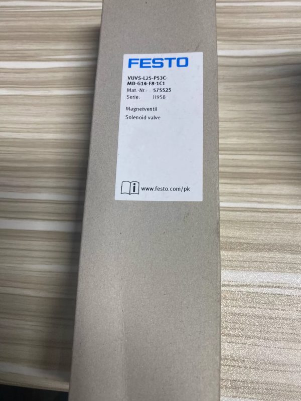 FESTO solenoid valve VUVS-L25-P53C-MD-G14-F8-1C1 575525,New and original,In stock