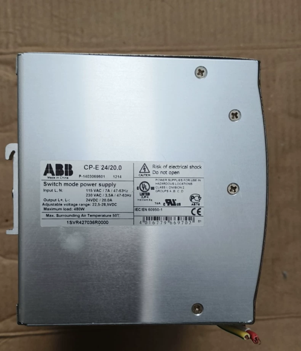 ABB Switching Power Supply,CP-E 24/20.0,Used one,In stock