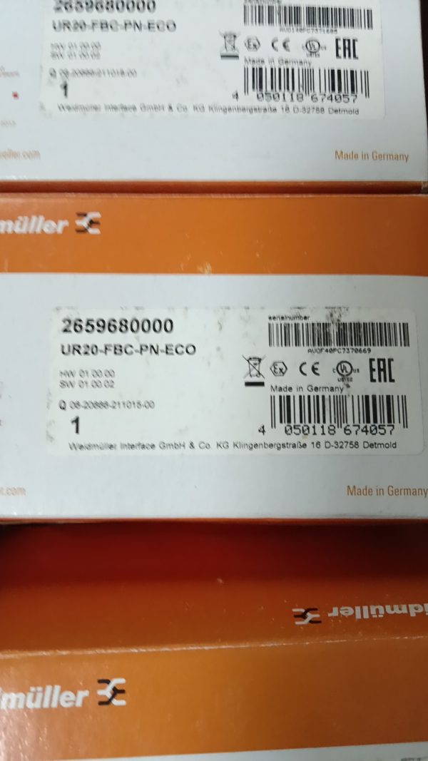 Weidmüller remote module adapter UR20-FBC-PN-ECO 2659680000  ,New and original,In stock